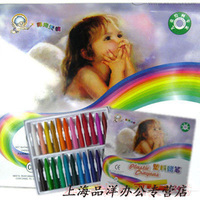 阳光天使 12/18/24色塑料蜡笔 0324 无毒认证儿童蜡笔 涂鸦绘画笔_250x250.jpg