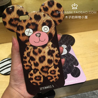 韩国代购正品大头熊手机壳iPhone6 plus立体耳朵保护套苹果6外壳_250x250.jpg