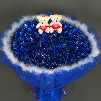 99朵DIY手工玫瑰花束材料包套装 折纸珠光纸材料包 手工玫瑰材料