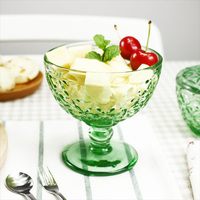 夏天的味道 复古浮雕玻璃甜品杯 酸奶杯 沙拉杯冰 淇淋杯 水果碗_250x250.jpg