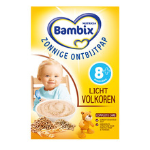 荷兰【空运】Bambix富含维生素和8种精细谷物婴幼儿米糊8月+