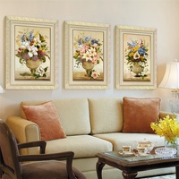 欧式装饰画客厅现代沙发背景墙餐厅房间室内美式壁画三联有框挂画_250x250.jpg