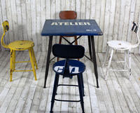 美式家具铁艺做旧复古2-4人餐桌椅组合休闲高脚吧椅职员椅餐椅_250x250.jpg