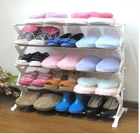 韩式多功能不锈钢鞋架组合 整理架 收纳架 居家鞋柜 置物架_250x250.jpg