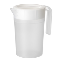 南京宜家代购杰姆卡附盖罐 冷水壶 透明白色, 白色_250x250.jpg