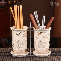 皇饰正品欧式筷子筒实用陶瓷摆件创意厨房用品结婚礼物家居装饰品_250x250.jpg