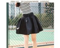 IDEAL LUO设计师品牌 原创百褶绸缎面半身裙 蓬松感 限量发售_250x250.jpg