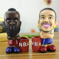 NBA篮球球星树脂存钱罐带笔筒 创意新奇特个性摆件树脂工艺品_250x250.jpg