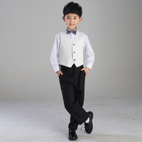 QJ♀韩国高档男童礼服新款马甲套装小男孩主持人演出服装白色花童_250x250.jpg