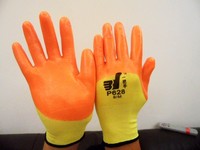 登升一把手P628黄尼龙半浸橙色PVC手套新款正品厂价直销_250x250.jpg