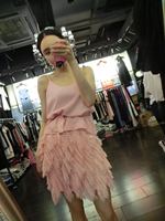 2016性感小吊带羽毛摆设计短裙套装_250x250.jpg