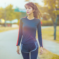 韩国代购夏季修身显瘦运动健身套装短袖T恤长裤裙裤假两件跑步女_250x250.jpg