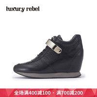 LR女鞋Luxury Rebel 春新款牛皮高帮鞋内增高系带运动鞋女鞋_250x250.jpg
