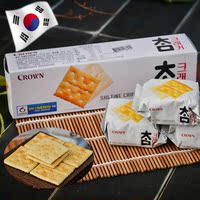 现货韩国进口零食CROWM可瑞安原味小苏打饼干56g 无糖休闲零食_250x250.jpg