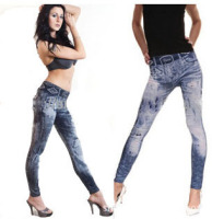 女装磨白仿牛仔九分裤 显瘦打底裤 leggings Ebay/速卖通热卖_250x250.jpg