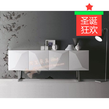 创意烤漆餐边柜白色钢琴烤漆餐边柜现代烤漆碗柜储物柜电视柜特价