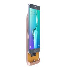 泽浩背夹电池手机壳超薄大充电宝Samsung/三星s6edge无线移动电源