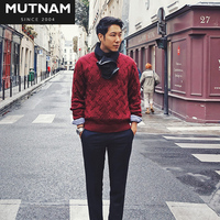 MUTNAM2016冬季新品韩国时尚搭配圆领花纹套头毛衣J1606011M_250x250.jpg