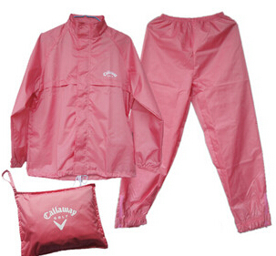 新款 高尔夫服装 雨衣 女士雨衣 套装 防雨用品 轻薄舒适出口品质