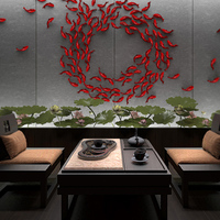 创意中式鱼墙饰壁饰挂饰 电视沙发背景墙面软装壁饰 家居装饰品_250x250.jpg