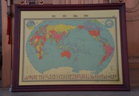 【世界地图】中国地图超大联体金属地图彩色地图组合地图纯铜版板_250x250.jpg