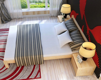 实木单人尚品厂家直销白色双人床儿童床松木2米床15米床1米床定做