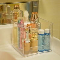 化妆品护肤品收纳盒 浴室卫生间梳妆台收纳盒 桌面可叠加整理盒_250x250.jpg