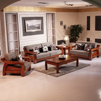 榆木沙发 实木沙发 客厅布艺沙发组合小户型现代中式家具木架沙发_250x250.jpg