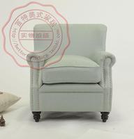 出口西班牙 羽绒填充进口麻布料单人位沙发 超舒适坐感_250x250.jpg
