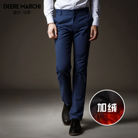 迪尔马奇 2015春季新款 刺绣装饰时尚修身男士休闲长裤 M16001_250x250.jpg
