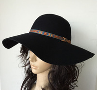 2015春款女帽 纯羊毛毡帽100%羊毛呢帽 自然下垂大檐 大边遮阳帽_250x250.jpg