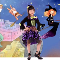 万圣节成人儿童服装 巫婆装扮 巫婆套装 女巫衣服 女巫舞台表演服_250x250.jpg