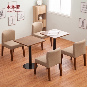 【木木椅】特价欧式实木皮电脑椅子家用餐椅低背时尚简约家具批发