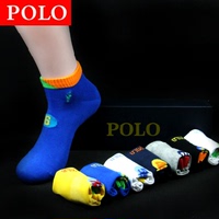包邮新款POLO男士袜子蓝色运动袜男人袜短筒纯棉礼盒装袜子星期袜_250x250.jpg