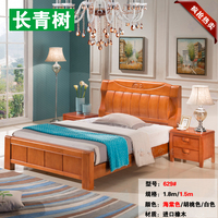 新中式全实木床1.8米双人床简约现代橡木婚床1.5米宜家公主卧室床_250x250.jpg