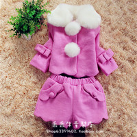 2015新款冬装时尚女童韩版套装儿童羊毛呢加厚外套女童二件套童装_250x250.jpg