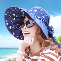 帽子女士遮阳帽夏天韩版潮防紫外线大沿沙滩防晒太阳帽可折叠凉帽_250x250.jpg