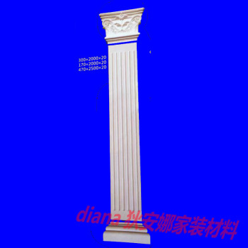 2015罗马柱石材石膏家装材料绿色环保石膏柱子方形柱子石膏线条欧