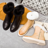 莫蕾蔻蕾女冬季加绒加厚英伦平底中筒靴擦色皮靴雪地靴   5D162_250x250.jpg