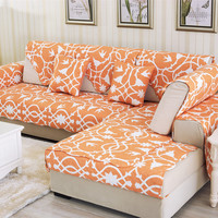 冬季订做沙发垫布艺简约现代双面通用四季橙色沙发巾田园欧式坐垫_250x250.jpg