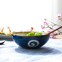 丸纹 创意设计花边碗 日式米饭碗 陶瓷碗 5.2英寸家用饭碗_250x250.jpg