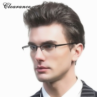 超轻纯钛眼镜框 近视眼镜 男款半框商务休闲框C502 倪庆雷配镜_250x250.jpg