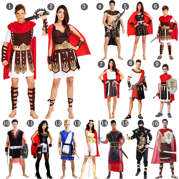 万圣节武士服装 cospaly斯巴达成人恺撒古罗马武士衣服希腊角斗士