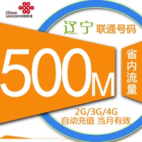 辽宁联通手机流量自动充值 500MB 加油包 叠加包 省内通用_250x250.jpg