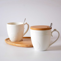 限时包邮陶瓷带盖子酸奶牛奶咖啡饮料杯马克杯水杯实木杯波纹浮雕_250x250.jpg