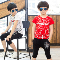 2015新款男童夏装 夏季短袖T恤短裤两件套宝宝儿童蜘蛛侠运动套装_250x250.jpg