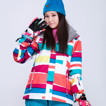 2015新款正品Gsou Snow滑雪服 女士双板单板户外防风防水滑雪衣