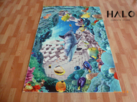 3D印花水晶绒薄地毯风景锦鲤海洋毯子茶几毯玄关门垫可水洗_250x250.jpg