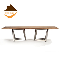 loft美式复古做旧铁艺餐桌椅实木餐桌饭桌多功能咖啡桌办公桌定做_250x250.jpg