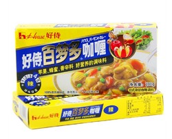 新品 10盒包邮特价 好侍百梦多咖喱4号辣味100g 速食咖喱块调料